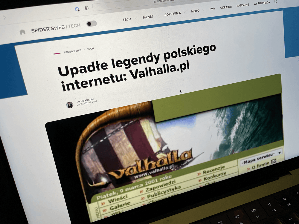 Spider'sWeb: Upadłe legendy polskiego internetu: Valhalla.pl