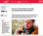 PolskieRadio24: Beacony. Technologia przyszłości zrewolucjonizuje nasze miasta?